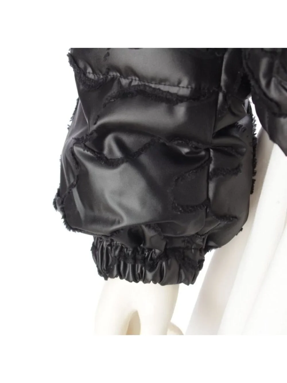 Dior Cropped Insulation Hood Puffer Jacket Black XS